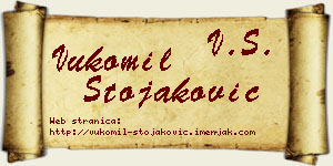 Vukomil Stojaković vizit kartica